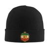 Shir o Khorshid Vintage Iranisch Persisch Löwe Mützen Gestrickte Mütze Unisex Damen Freizeit Warme Kappen Herbst Kpop Individuell Bonnets
