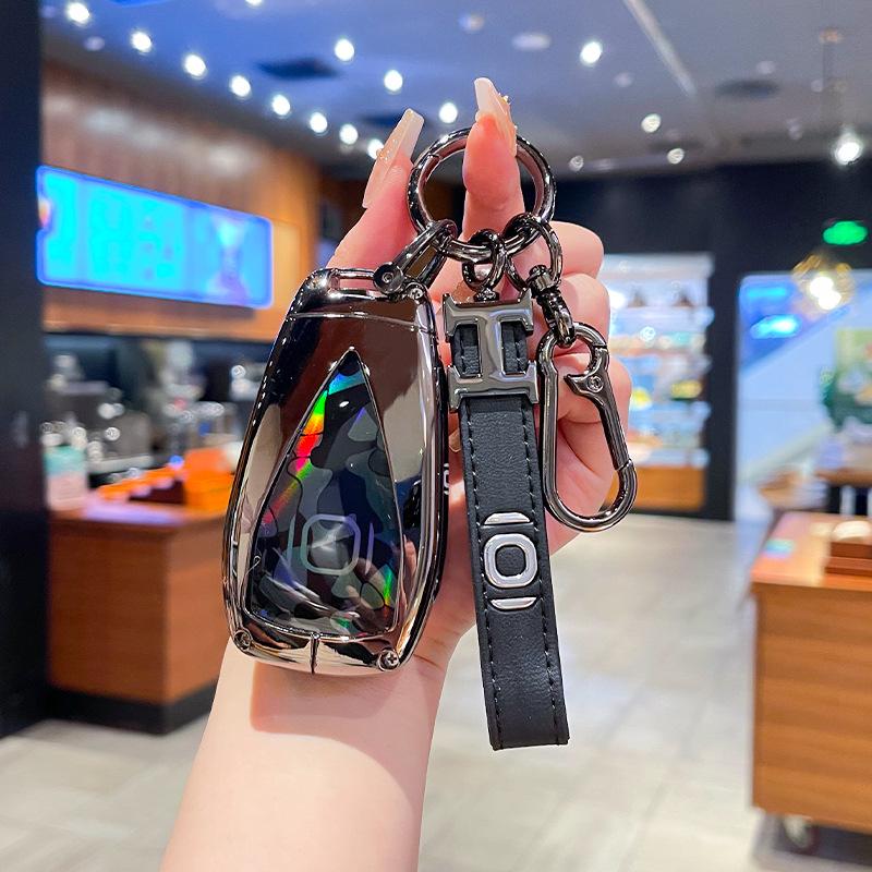 High-End Metal Key Cover for Changan Qiyuan A07 2025, A06 New Energy, and A05/A07 with Buckle