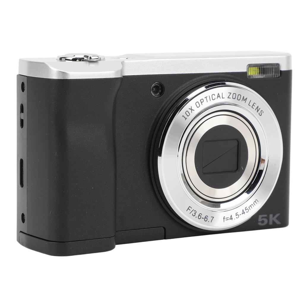 Digital Camera 5K Front 16MP Camera Rear 12MP Camera Auto Focus 10x Optical Zoom Anti Shake with