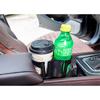 Multifunctional Black Carbon Fiber Color Car Storage Box Cup Holder Organizer X1