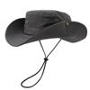 Wide Brim Fisherman Hat For Men Women Sun Protection Breathable Outdoor Summer Accessory