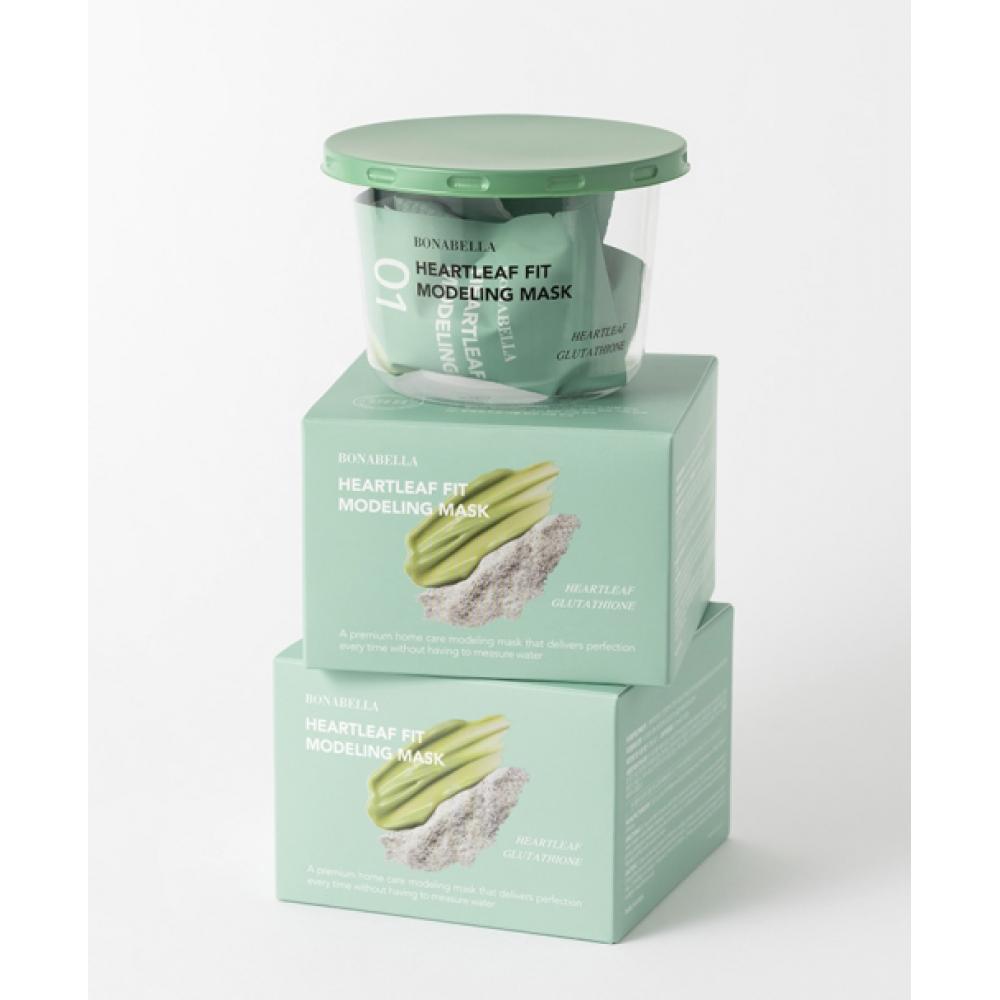 Bonabella Bonabella Houttuynia Fit Modeling Mask Pack 4 sets of refills (4 doses in total)