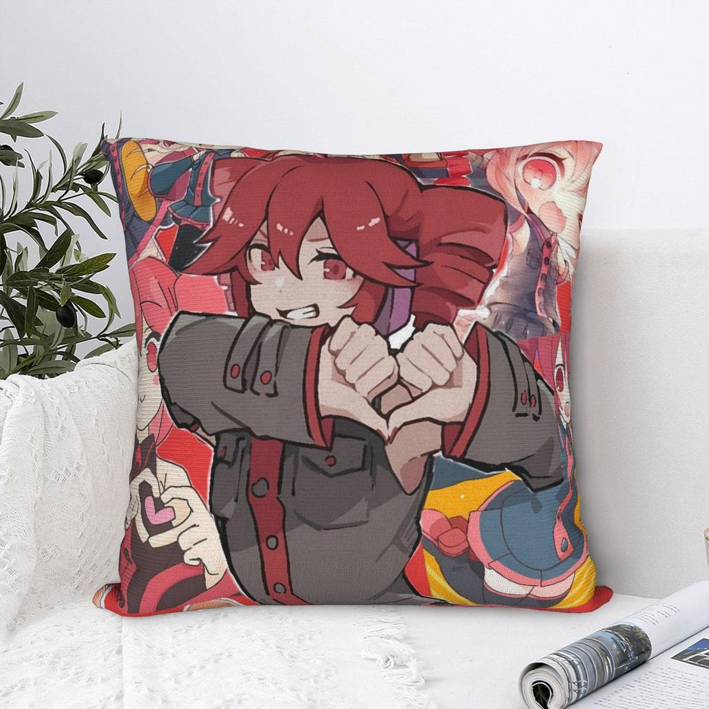 Teto Kasane Chibi Cartoon Anime Pillowcases Fashion Pillow Case For Living Room Chair Comfy Pillow Cover