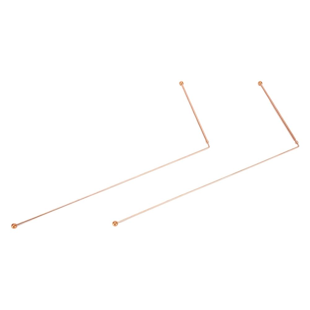 Effective For Water Search and Treasure Finding Tools 2PCS Copper Rods