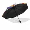 1pc Outdoor Umbrella with Anime Characters - Automatic Opening/Closing, Portable 3-Fold Design, 8-Rib Iron Frame - Perfect Gift for Fans, Travele