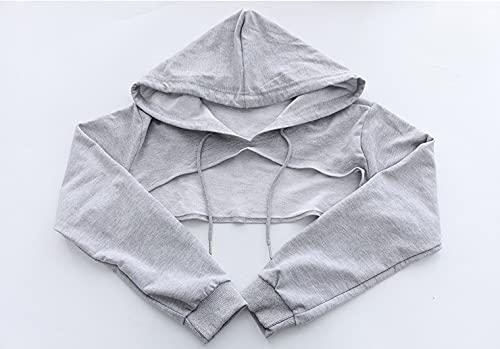 DOKiDOKi Ultra-Short Hoodie (Gray) - Revealing! Sexy Cosplay Costume for Women, Street Style [Parallel Import]