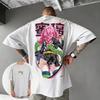 Demon Slayer Graphic T Shirt Men Women Oversized Streetwear Tee 2026 Summer Casual Cotton Short Sleeve Tops Vintage Fashion Y2k