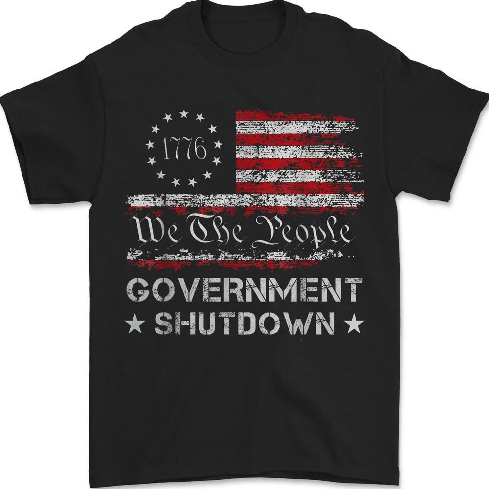 Shutdown - Government Shutdown Funny Political Humor Unisex T-Shirt Unisex T-Shirt XXXL
