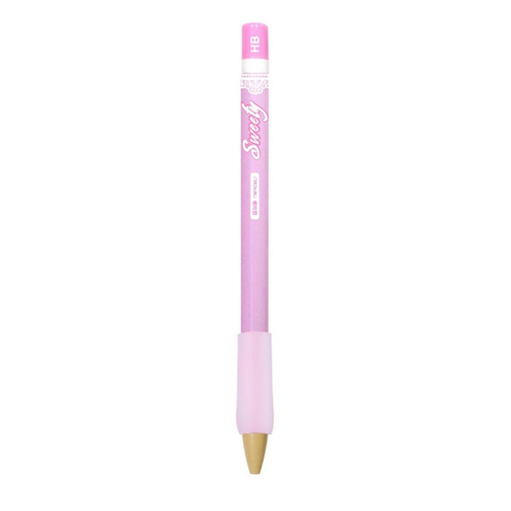 Student Mechanical Pencil Slip Resistant Silicones Grip Posture Correction Automatic Pencil Twist Action for Student