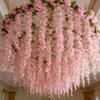 Hanging Garland Simulated Wisteria Flower Floral Plants Fake Flower Strings  Proposal