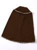 Malaysian Indonesian Bottom Cap Solid Color Gold Silk Lace Wrap Chin Convenient Headscarf tantHijabs