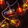 Xiaomi 1pc LED Camping Pattern String Lights Camping Shape Atmosphere Decorative Fairy Lamp For Outdoor Camping Home Garden Yard Decor