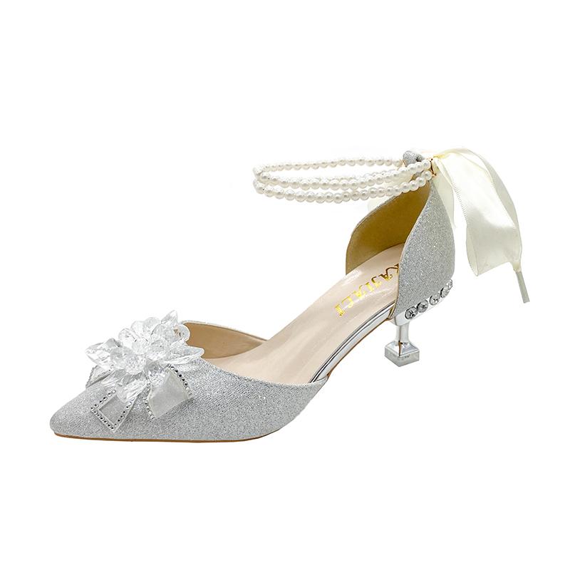 Fashion White Bridal Shoe Wedding Shoes for Women Luxury Designer Mary Jane Elegant Woman Heeled Shoes Designer Heels Y2k Style Shoes