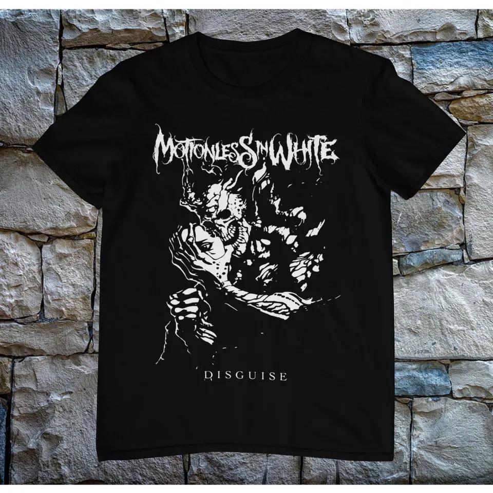 Classic Disguise Motionless In White All Size Men Cotton T-Shirt VA051 1) S