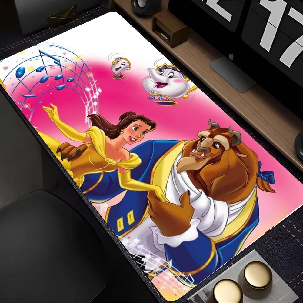 Disney Die Schöne und das Biest Belle Prinzessin Mauspads Schönes Großes Gaming-Mauspad Gamer-Mauspad Größe Für Gaming-Tastaturunterlage