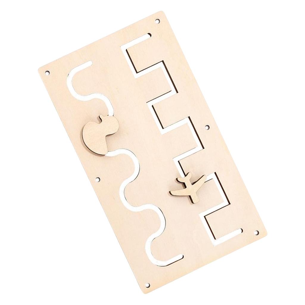 Busy Board DIY Accessories Material Basic Skill Sensory Toy Unpainted Activity for Kids Preschool