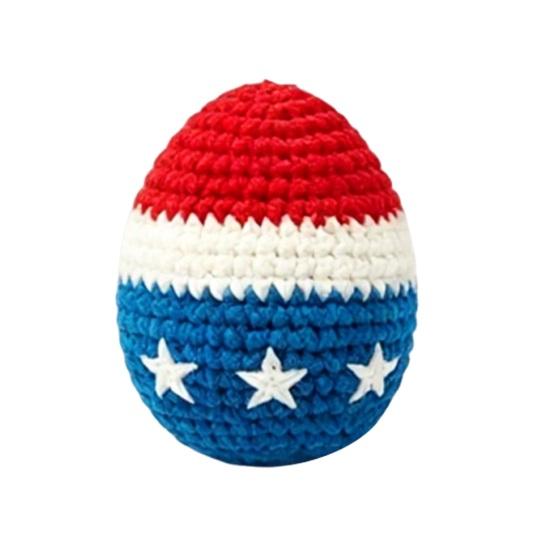 Sandbag Toy Ball Independence Day Soft Crochet Balls Fun Outdoor Juggling Balls for Active Play And Coordination Improvement Size#31