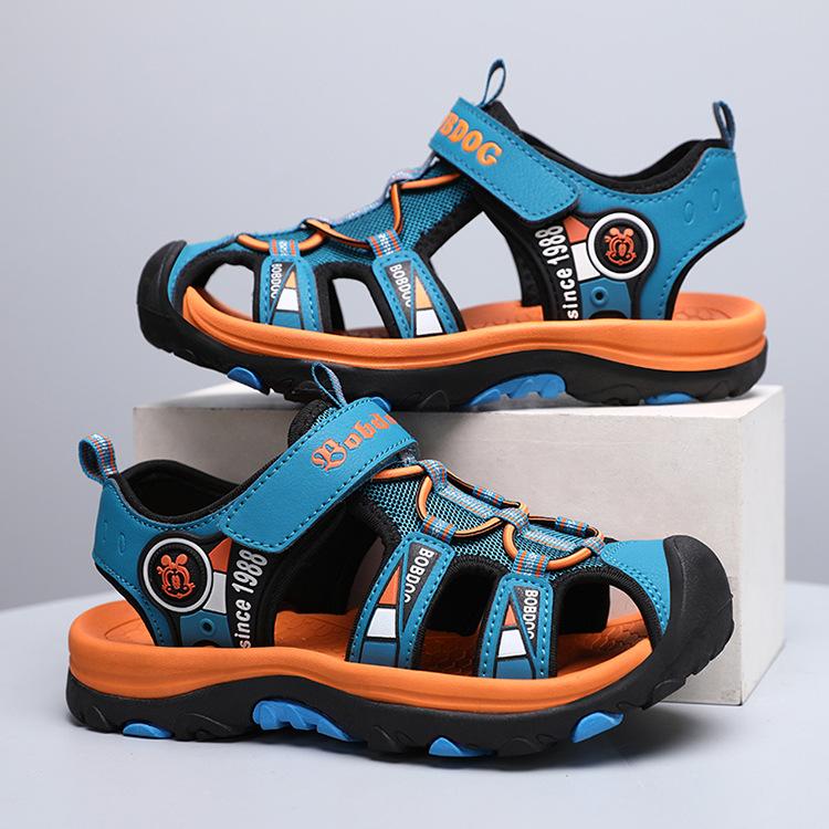 BOBDOG/Babudou boys' sandals, new summer non-slip children's beach shoes for middle and older children and students