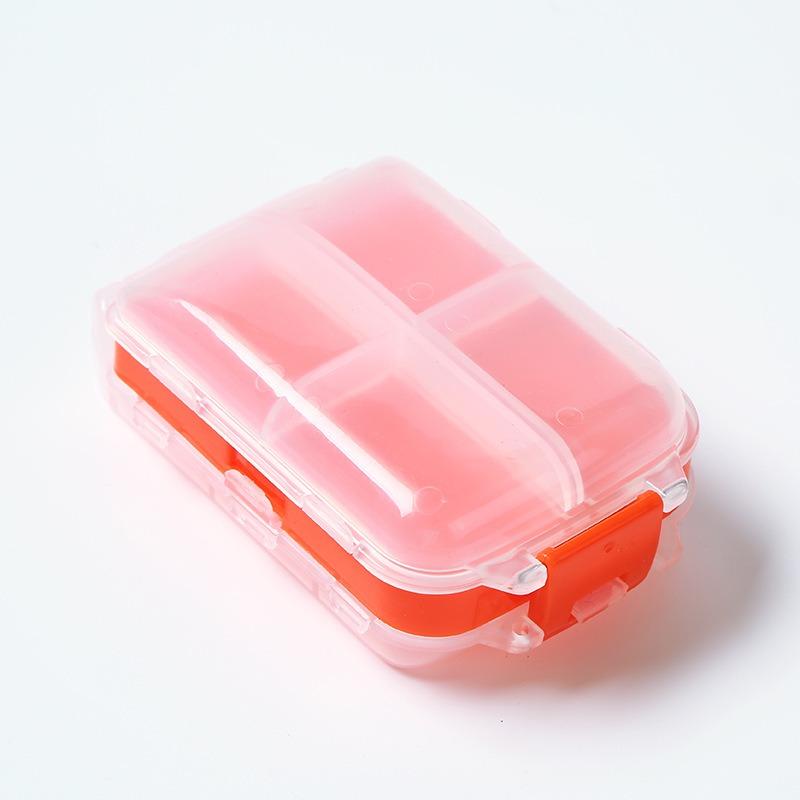 New Portable Weekly Pill Organizer 8 Grids Medicine Pill Box Small Travel Vitamin Cases Container Storage Tablet Fish Oils Tools