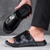 Men Summer Sandals Summer Sandals Slippers Cushioned Soft Sole Breathable Open Back Non Slip Casual Daily Wear Casual Street Style