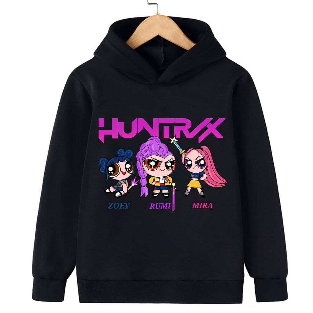 Kpop Devil Hunter Children's Clothing: Comfortable, Fashionable and Trendy Children's Sports Hoodies for Boys and Girls