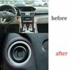 Cover Trim For Benz E-Class Start Button Ignition Switch Silver Steel 2009-2015