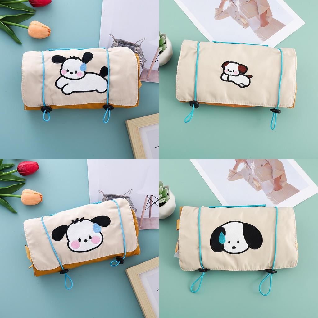 Cute Folding Makeup Bag For Women With Large Capacity And Removable Compartments For Travel And Home Storage