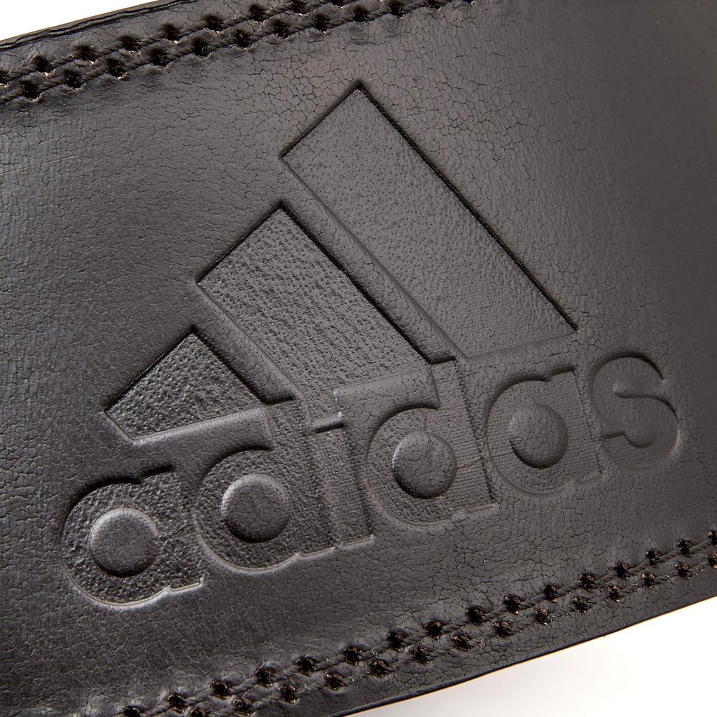 Adidas Leather Weightlifting Size Small 10mm Genuine Leather and Suede Triple Rivet Belt, (56-81cm), Thick, 100% Material, Buckle, ADGB-12295