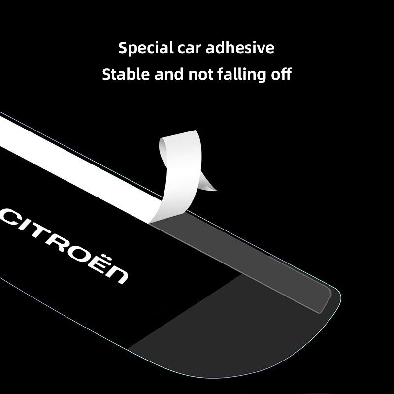 2Pcs PVC Car Rearview Mirror Rainproof Eyebrow Deflectors For Citroen C1 DS3 C2 C3 Vts C4 Saxo C4L C5 C6 C8 Xsara C3-XR Picasso ajx256