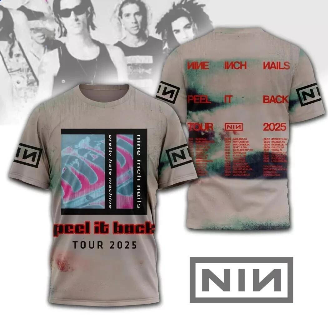 Peel It Back Tour 2026 – Nine Inch Nails 3D T-Shirt XXXL