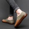 New Casual Shoes Outdoor Light Men Loafers Non Slip Walking Lightweight Work Versatile Le Fu Shoes Large Size 38-47