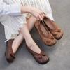 2026 Sommer Neu Französischer Stil Flach Atmungsaktiv Loch Mutter Schuhe Extra Große Größe 42-43 Bequem Flaches Mundstück Damen Sandalen