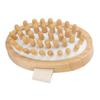 Gentle Massage Brush Portable Bamboo Spa Bath Massage Brush Body Scrubber Brush