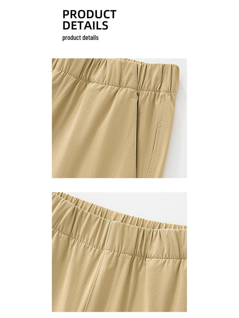 2026 GAGN Women's Casual Cropped Harem Pants: High-Waist, Slimming, Versatile, and Lightweight Nine-Point Design for Summer.