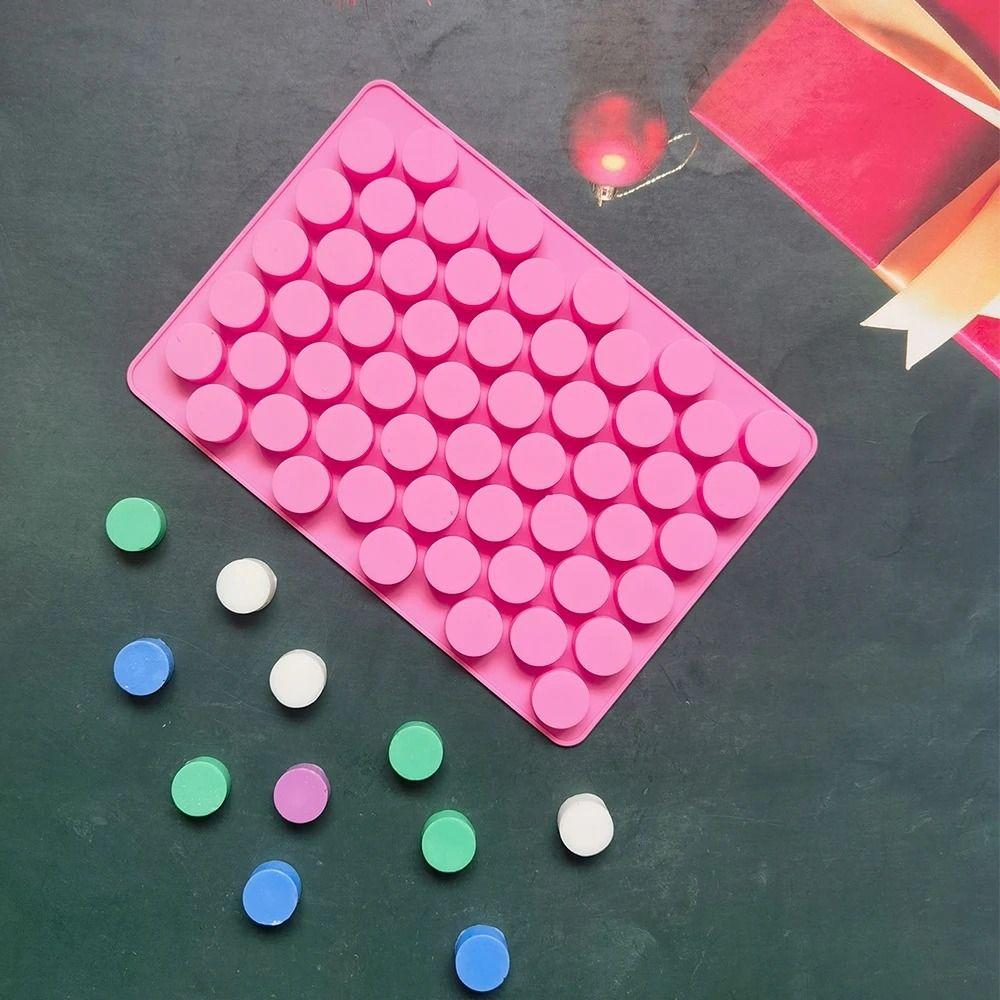 Silicone Cylindrical Molds 55 Cavity Chocolate Cake Mold DIY Candy Mold Ice Cube Chocolate