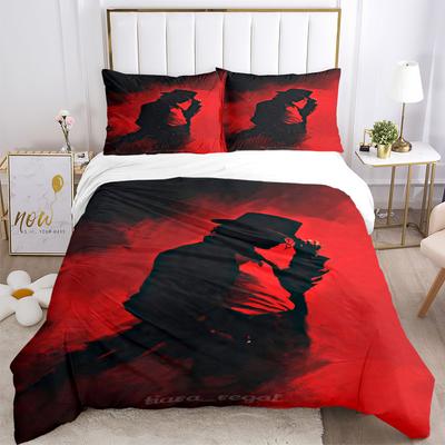 Silhouette Bedding 3 Piece Set HD Print Duvet Cover Pillowcases for Teens Adult Bedroom Decoration Christmas Gift C3181
