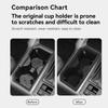 RAV4 LHD Center Console Cup Holder Silicone Anti-Slip Mat - Fits 26 Models, Protective Car Modification Accessory.