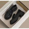Women's British-Style Thick Sole Loafers, 2025 Trending, Genuine Soft Leather, Versatile & Comfortable.
