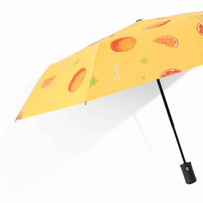 Tragbare Sonnenschutzschirme mit widerstandsfähiger schwarzer Beschichtung, Frucht