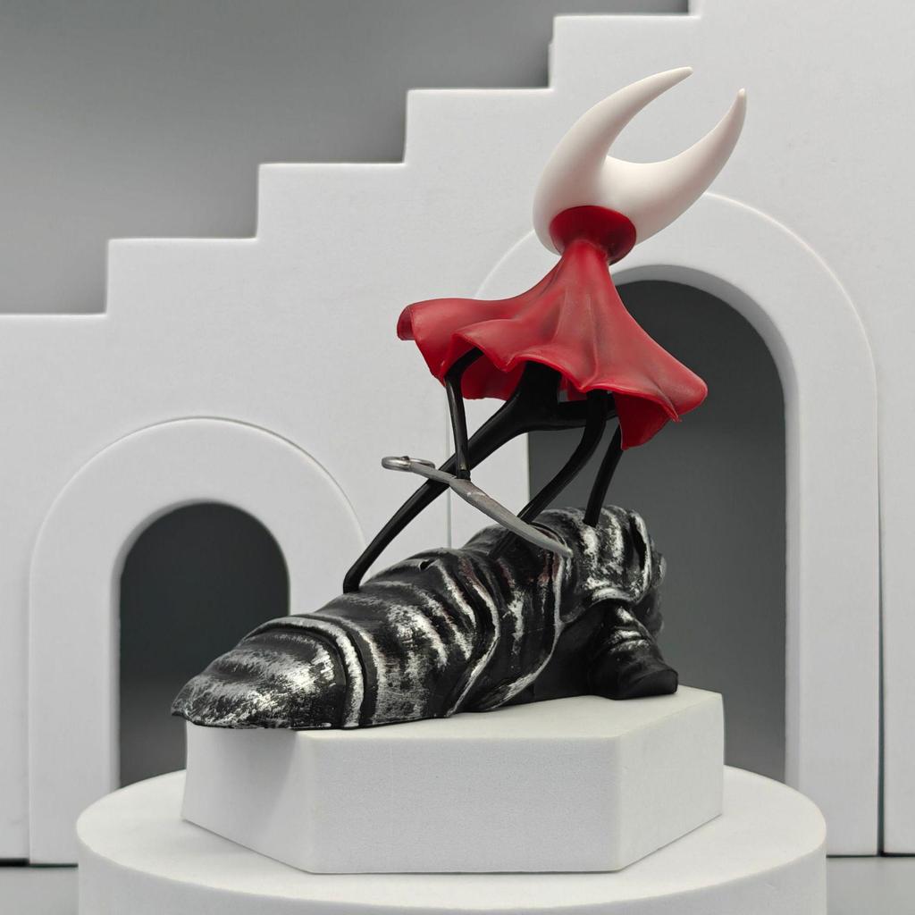 Hollow Knight Action Figure Set: Knight, Hornet, Quirrel - Trendy Desk Ornaments