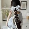 Lace Bow Bead Bubble Braid Hair Braiding Tool Elastic Hair Ties with Beads Side Ponytail Hair Ornament Styling Accessory Girls