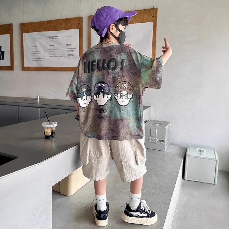 Boys' Trendy Summer Casual Suit 2025: Cool, Short-Sleeved Outfit for Kids