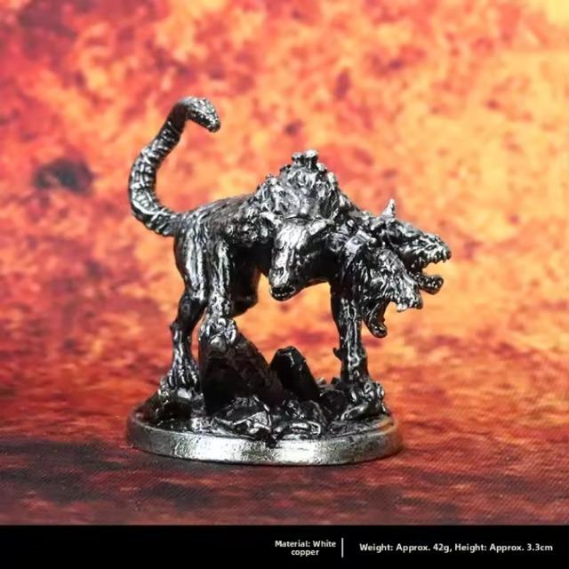 Cupronickel Metal Demon Undead Miniatures Fantasy RPG Tabletop Game Figures for Pathfinder & Similar Tabletop Gaming