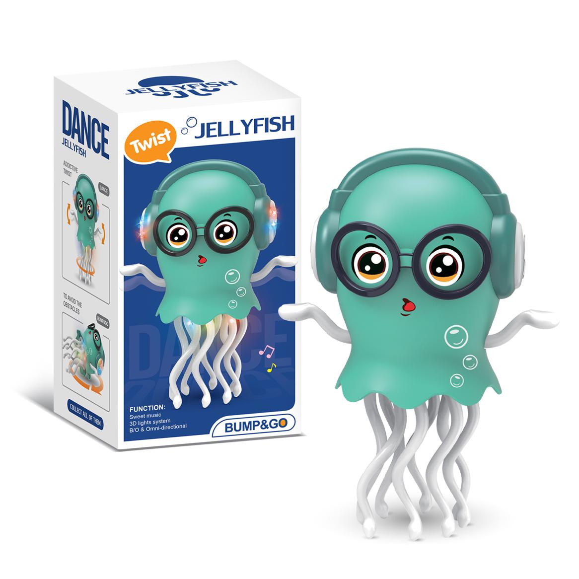 

Electric Auto-Avoid Octopus with LED Lights Music Electric Crawling Octopus Toy Stress Relief Gift Idea Octopus Interactive Robotics OneSize