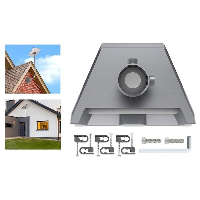 B-Est For Antenna Mounting Pipe Adapter For Outdoor, Includes Roof Bracket And Base, Suitable For Poles Of Diameters