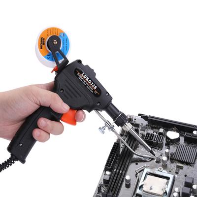 110V/220V 60W Hand-Lötkolben Lötpistole Elektrisches Lötkolben-Set Entlötpumpe Pinzette Lötdraht Schweißwerkzeuge
