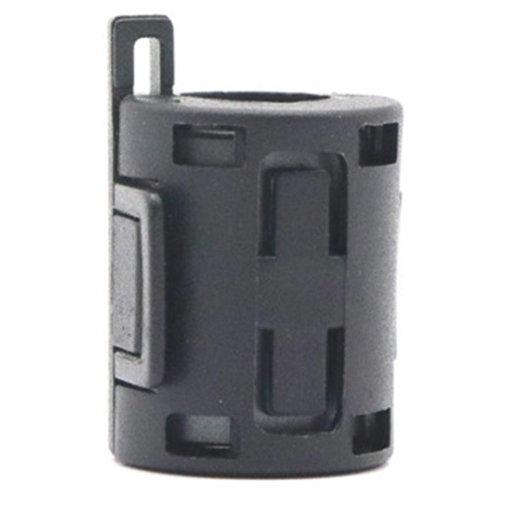 10pcs Ferrite Ring Core Black Clip-On Ferrite Core Noise Suppressor Cable Clamp 7mm Reduce Electromagnetic Interference