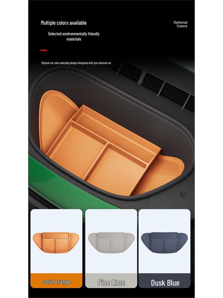 Silicone Anti-Shake Storage Box for Yu7 Front Trunk and Rear Screen