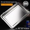 Multipurpose Stainless Steel Rectangular Tray