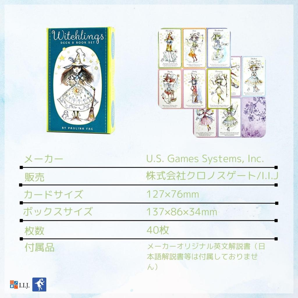Oracle Witchlings Oracle Witchlings Deck Book Fortune Authentic I.I.J Cards, Cards, & Set, English, Affirmations, Telling,